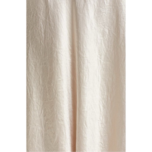 Vince Slip Midi Satin Skirt Size XL Ivory Off White Minimalist 90s Acetate - Picture 6 of 12